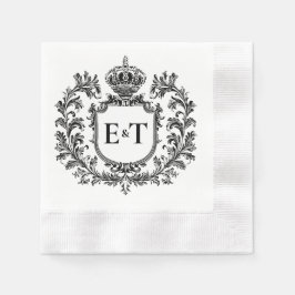 Verziert Laurel & Filigree, Serviette