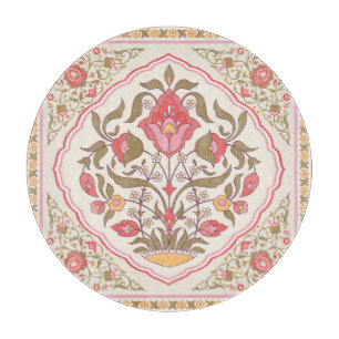 Verziert Oriental: florales Design. Schneidebrett