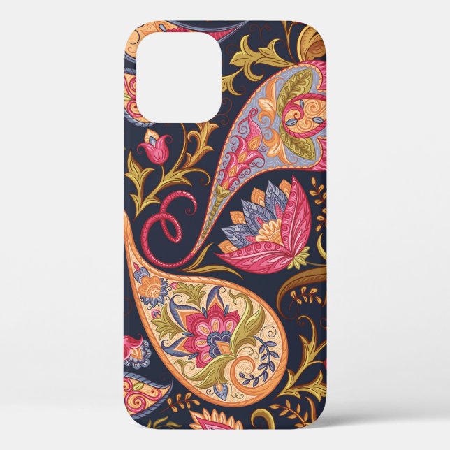 Verziert Paisley: Elegantes, nahtloses Muster. Case-Mate iPhone Hülle (Rückseite)