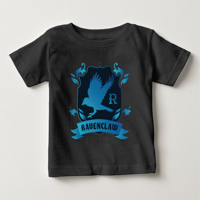 Verziert RAVENCLAW™ House Wappen Baby T-shirt (Vorderseite)