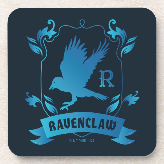 Verziert RAVENCLAW™ House Wappen Getränkeuntersetzer (Vorderseite)