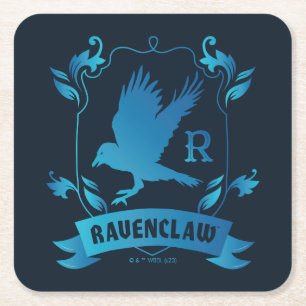 Verziert RAVENCLAW™ House Wappen Rechteckiger Pappuntersetzer