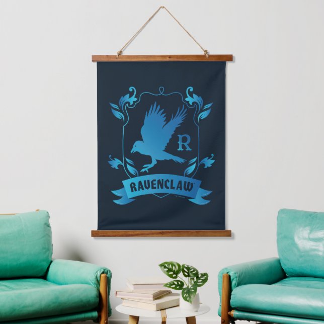 Verziert RAVENCLAW™ House Wappen Wandteppich Mit Holzrahmen (Wohnzimmer)