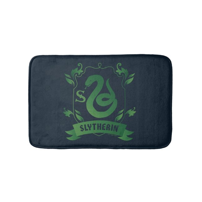 Verziert SLYTHERIN™-Wappen Badematte (Vorderseite)