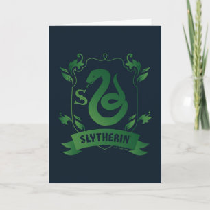 Verziert SLYTHERIN™-Wappen Karte