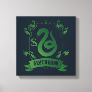 Verziert SLYTHERIN™-Wappen Leinwanddruck