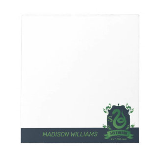 Verziert SLYTHERIN™-Wappen Notizblock