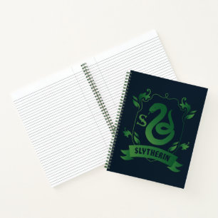 Verziert SLYTHERIN™-Wappen Notizbuch