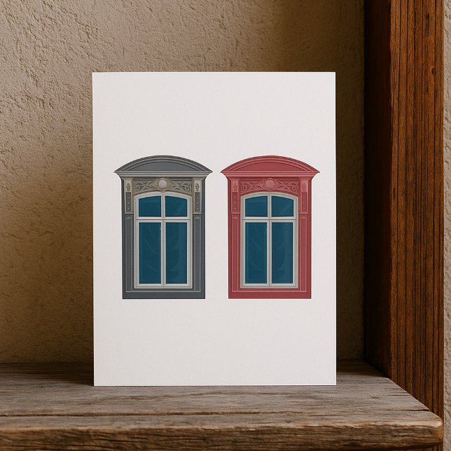 Verzierte Architektur des Europäischen Fensters Einladung (Von Creator hochgeladen)