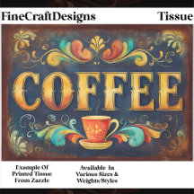 Verzierte bedrängte Kaffee-Typografie FA1 Découpag