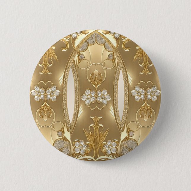 Verzierte Bläschenschaltfläche Button (Vorderseite)