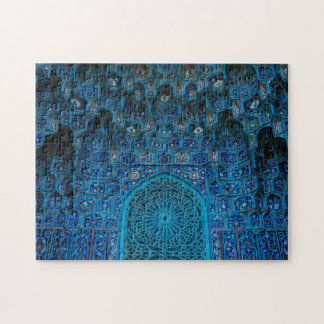 Verzierte Blaue Moschee Räume Jigsaw Puzzle
