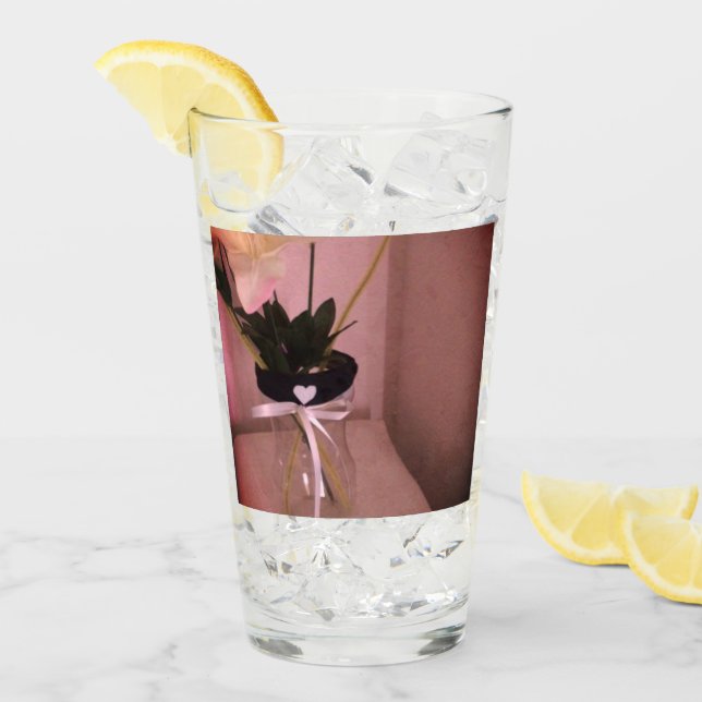 Verzierte Blume Abstrakt Glas (Vorderseite Ice)