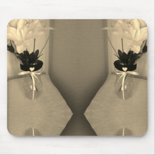 Verzierte Blume Abstrakt Mouse Pad Mousepad