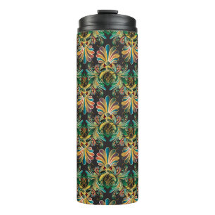 Verzierte Blume Thermosbecher