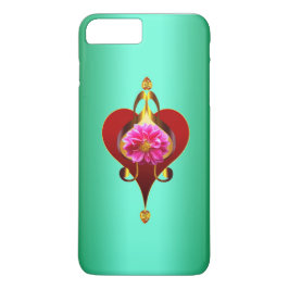 Verzierte Blume und musikalisches Herzdesign Case-Mate iPhone Hülle