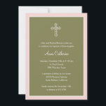 Verzierte Cross-Taufe/Christening-Einladung Einladung<br><div class="desc">Fordern Sie die liebevolle Anwesenheit Ihrer Freunde und Familie an,  um das wichtige Ereignis Ihres Kindes mit dieser einfach charmanten Verzierten Cross Einladung zu feiern. Matching-Briefmarke,  Adressetiketten und Dankeschön-Karten unter berryberrysweet.com</div>