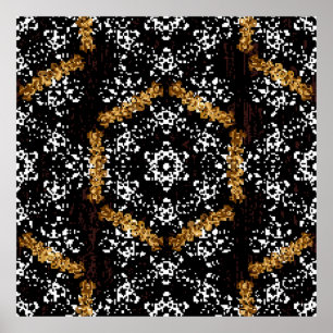 Verzierte Dekoration. Luxus, königliches und Vikto Poster