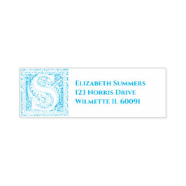 Verzierte erste S-Briefmarke Permastempel