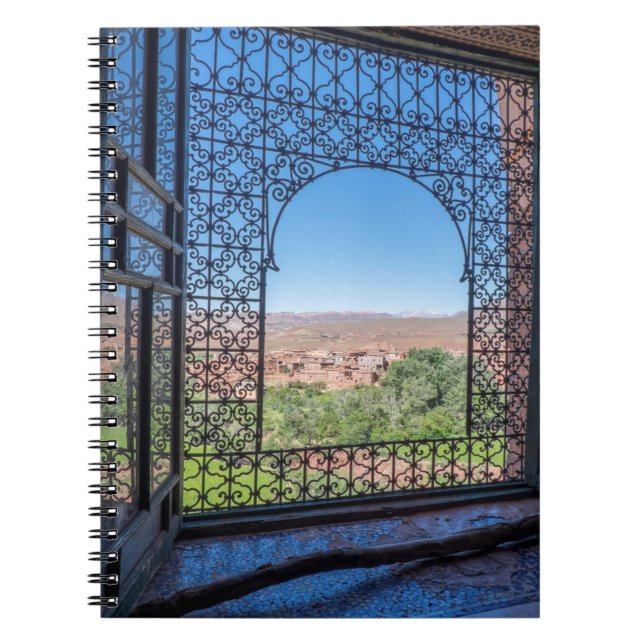 Verzierte Fensterdekoration Notizblock (Vorderseite)