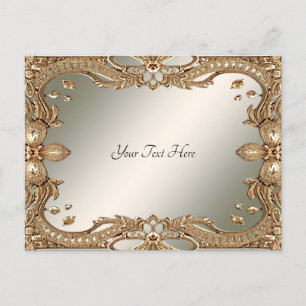 Verzierte Frame Postkarte