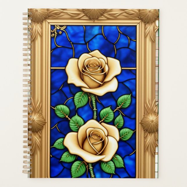 Verzierte Goldene Rose Planer (Vorderseite)