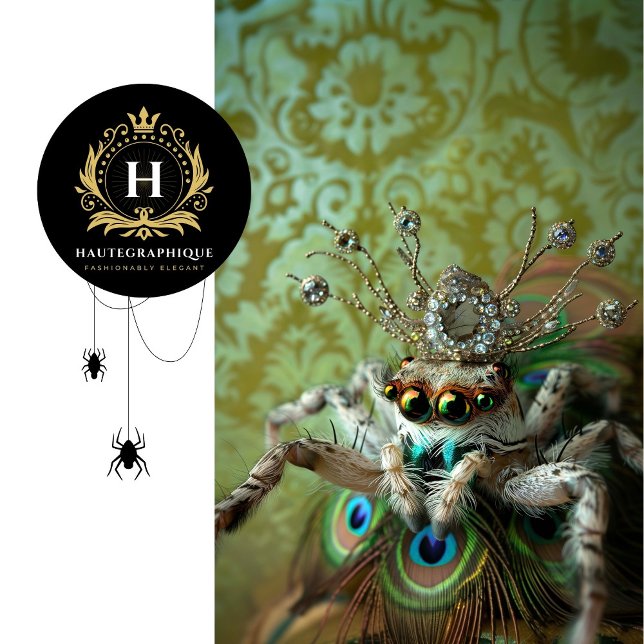 Verzierte Grüne Jewel inkrustete Pfauenspinne Kuns Seidenpapier (Von Creator hochgeladen)