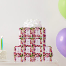 Verzierte Hochzeit Geschenkpapier