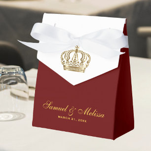 Verzierte Hochzeit in Rotem Gold Geschenkschachtel