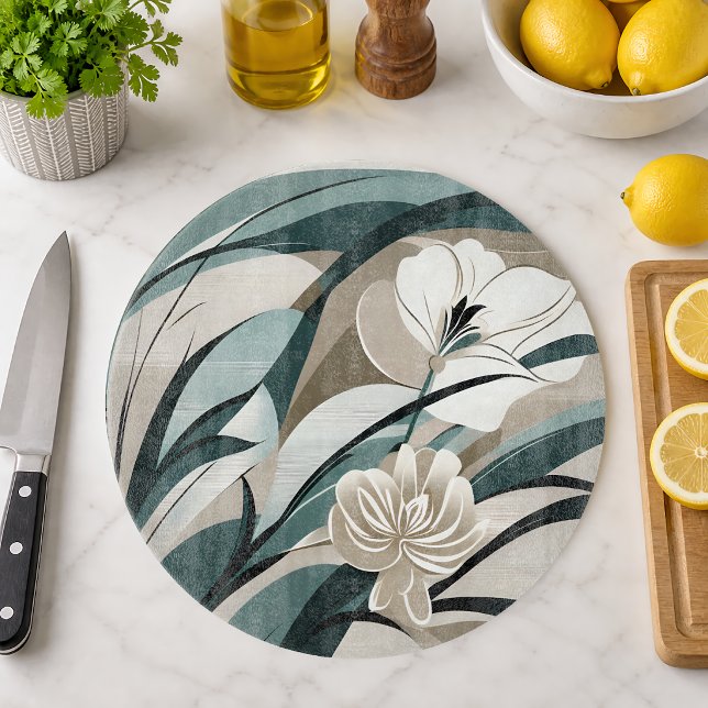 Verzierte Knospen Schneidebrett (Jeweled Buds Cutting Board
)