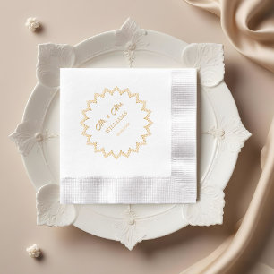 Verzierte Kranzhochzeit Servietten Mit Folie
