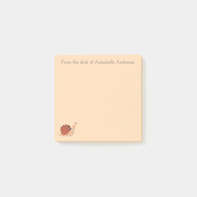 Verzierte Mail personalisieren Post-it Klebezettel (Vorderseite)