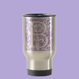 verzierte Monogramm ‚B‘ Reisebecher