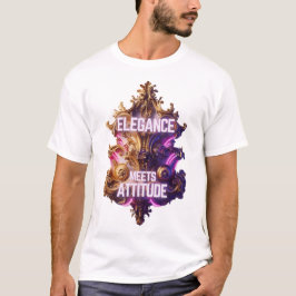 Verzierte Opulenz - Elegante Begegnung Höhenlage T-Shirt