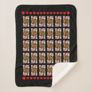 Verzierte Queen Playing Cards Sherpadecke
