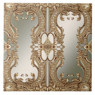 Verzierte Rahmen-Keramik Fliese