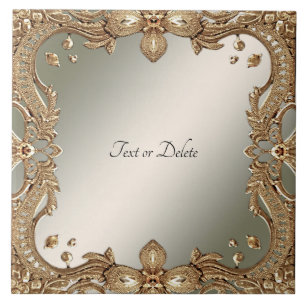 Verzierte Rahmen-Keramik Fliese