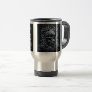 Verzierte Skull Travel/ Tasse, 15 oz Reisebecher