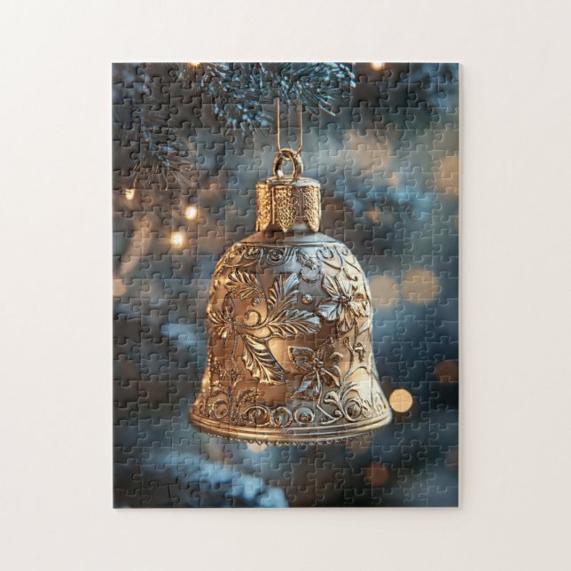 Verzierte Weihnachtsglocke Puzzle (Vertikal)