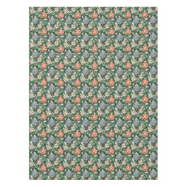 Verzierte Weihnachtsschmuck von Juwelen auf Kiefer Tischdecke