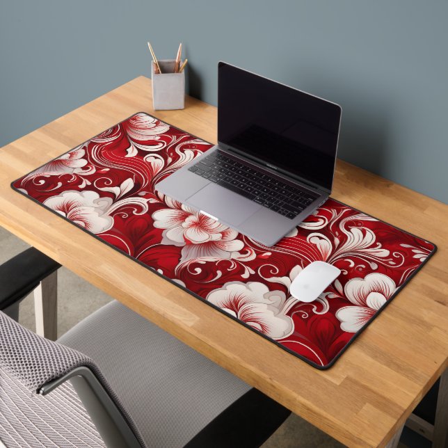 VERZIERTE WIRBLE VALENTINE LIEBE BLUME SCHREIBTISCHUNTERLAGE (Büro 2)