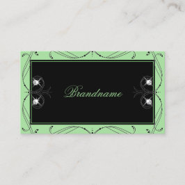 Verzierte Zierschmuckstücke aus der Schwarzsäge Visitenkarte