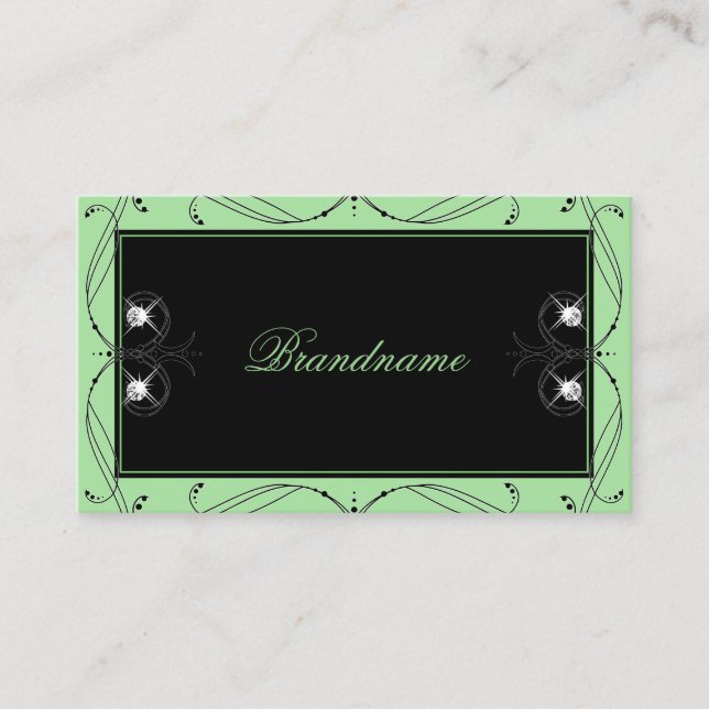 Verzierte Zierschmuckstücke aus der Schwarzsäge Visitenkarte (Vorderseite)