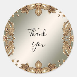 Verzierter Aufkleber