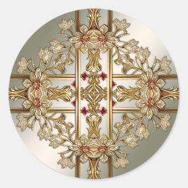 Verzierter Aufkleber