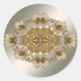 Verzierter Aufkleber