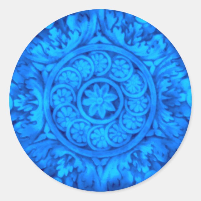 Verzierter Aufkleber-Umschlag Aufkleber (Vorderseite)