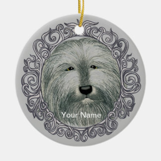 Verzierter Bartollie-individuelle Name Keramik Ornament