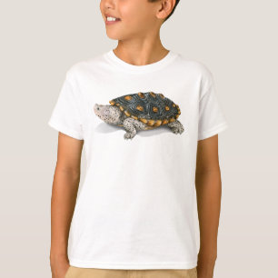 Verzierter Diamantmarkierungs-Dosenschildkröte-T T-Shirt