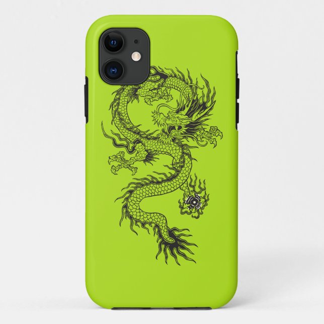 Verzierter Drache Case-Mate iPhone Hülle (Rückseite)